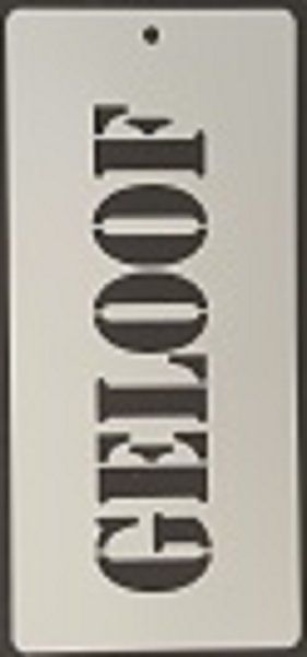 Stencil A5 Rec Geloof