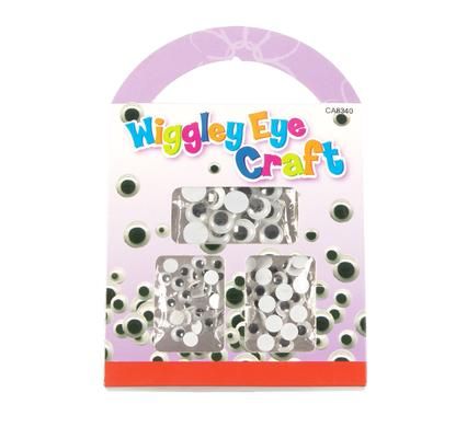 Bulk Pack 10 x Art &amp; Craft Wiggley Eye Assortment