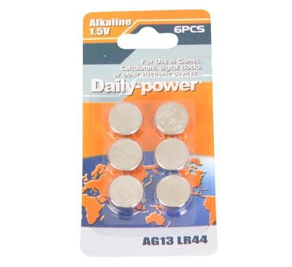 Bulk Pack 10 x Batteries Button Ag-13 - Card-of-6