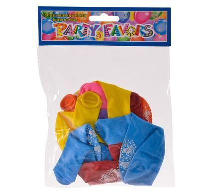 Bulk Pack 10 x Birthday Helium Balloons - 10 Piece Mix Colours