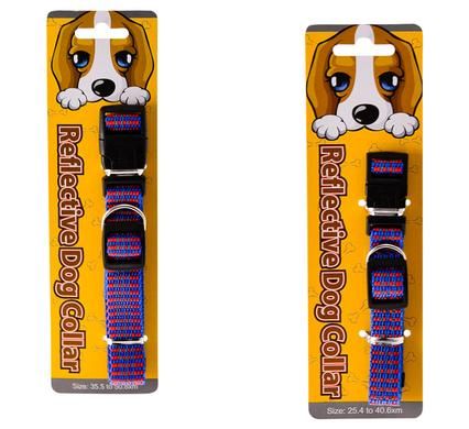 Bulk Pack 8 x Reflective Dog Collars - 35cm to 51cm