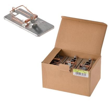 Bulk Pack 8 x Vastrap Mouse Trap - Metal Galvanized Bulk