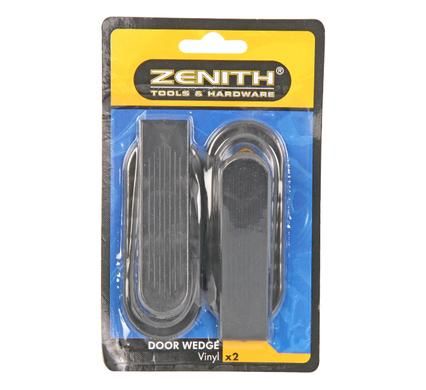 Bulk Pack 8 x Zenith Vinyl Door Wedge - Card of 2