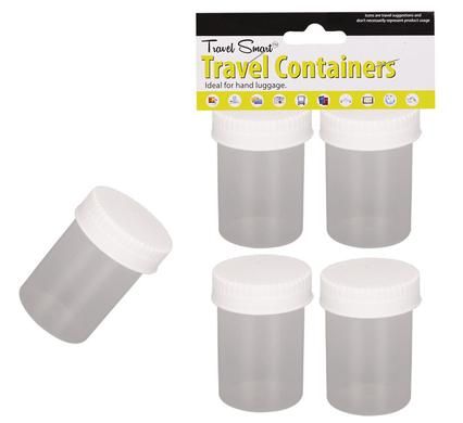 Bulk Pack 8 x Travel Jars - Pack 4 40ml