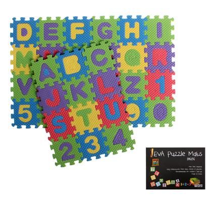 Bulk Pack 8 x Edu EVA Mat Puzzle - Mini