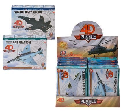 Bulk Pack 8 x Puzzle 4D Model Plane