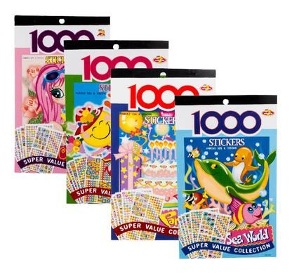 Bulk Pack 8 x Sticker Book - Super Value