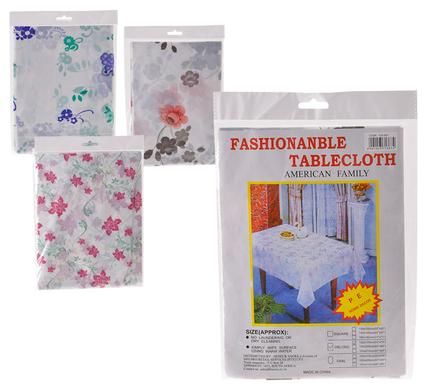 Bulk Pack 8 x Oblong Plastic Table Cloth - 132 x 178cm