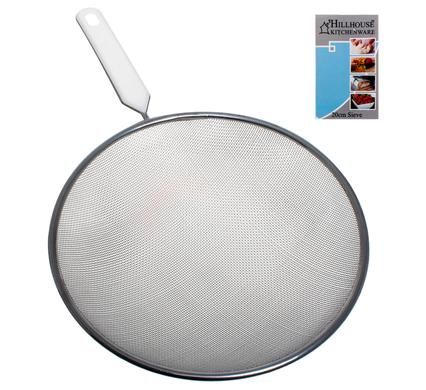 Bulk Pack 8 x Metal Rim Sieve 20cm - Metal &amp; Plastic Handle