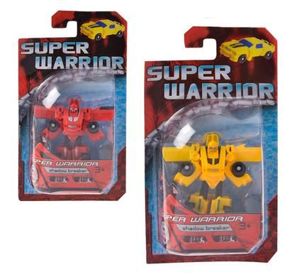 Bulk Pack 8 x Boys Play Set - Transformer Warrior 8cm