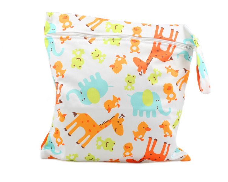 Waterproof Baby Nappy Pouch - Animals