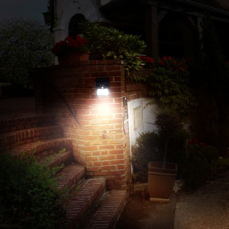 brick wall solar lights