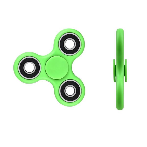 Fidget Spinner with one Bearing for a quicker and longer spin -Light Weight- Green