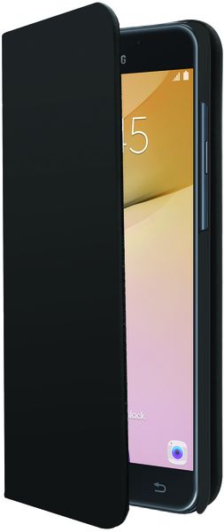 Superfly Flip Jacket Cover for Samsung Galaxy J7 Prime - Black