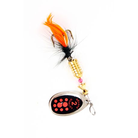 FishX 4-Piece Freshwater / Saltwater Fishing Lure Spinner Pack