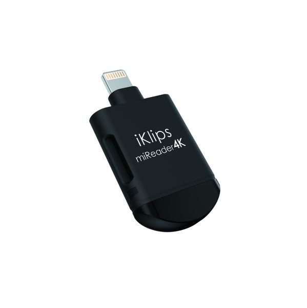 Adam Elements iKlips miReader 4K Card Reader - Black