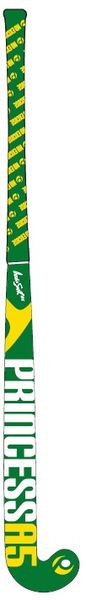 Princess A5 (Austin Smith signature hockey stick) - 37.5" (New Ed) Green and Gold