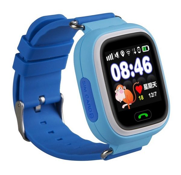 Kids Smart Watch GPS Tracking Device Q90 - Blue