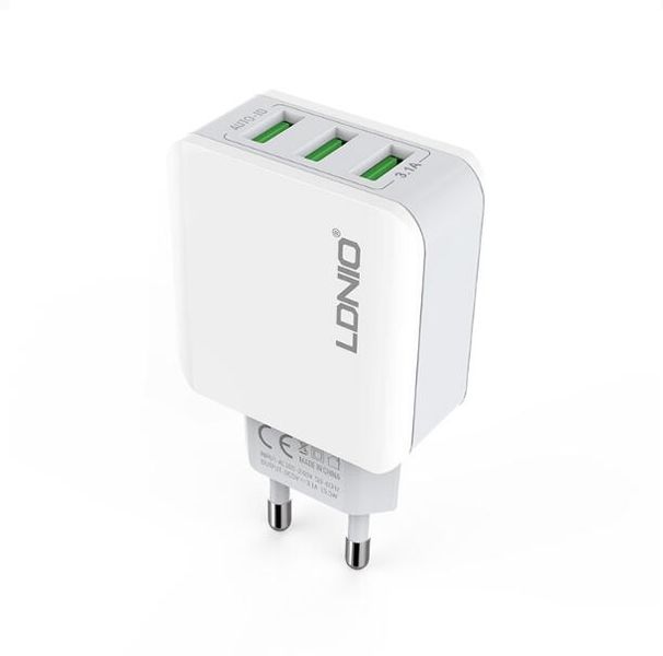 LDNIO 3 Port Home/Travel Charger