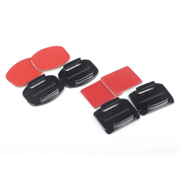 Flat Curved Surface Mount Bundle New GoPro Rayne SJ Cam Eken Action Camera