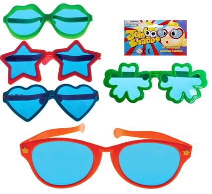 Bulk Pack 8 x Giant Sunglasses Assorted Designs &amp; Colours