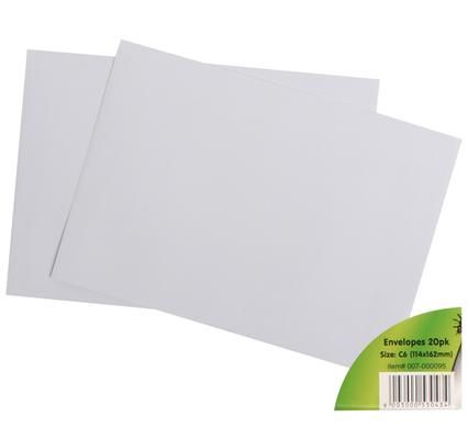 Bulk Pack 8 x Envelopes White 20 Pack - C6