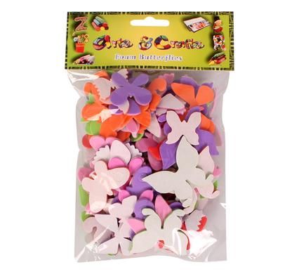 Bulk Pack 6 x Art &amp; Craft Foam Butterflies