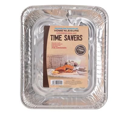 Bulk Pack 6 x Aluminium Foil Roaster - Pack of 2 (32 x 26.5 x 6cm)