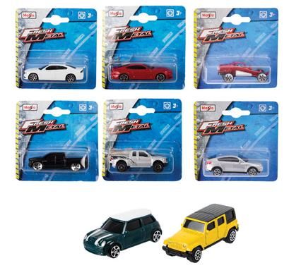 Bulk Pack 6 x Maisto Fresh Metal Cars - 76mm Assorted