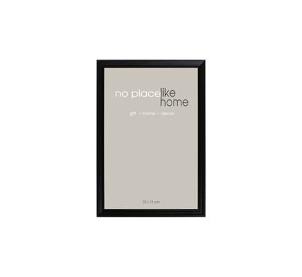 Bulk Pack 6 x Black Wood Finish Photo Frame - Photo Size: 10 x 15cm