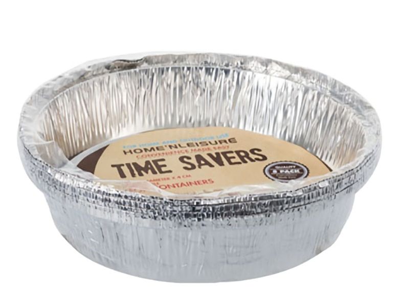 Bulk Pack 6 x Aluminium Foil Pie Dishes - Pack of 5
