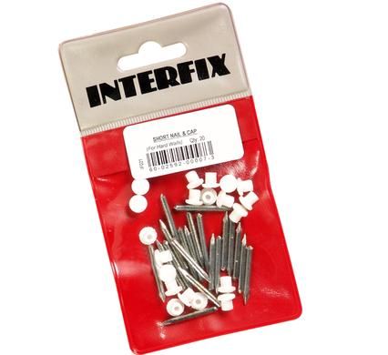 Bulk Pack 6 x Picture-Hanger Nails + Caps 25mm - Pack of 20