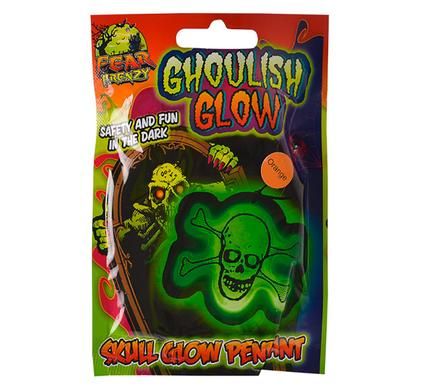 Bulk Pack 6 x Glow Jewellery Skull Pendant