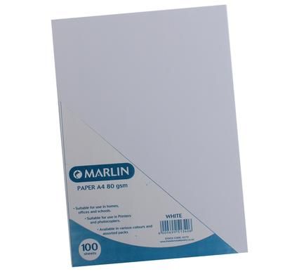 Bulk Pack 6 x Paper A4 80Gsm 100'S - White
