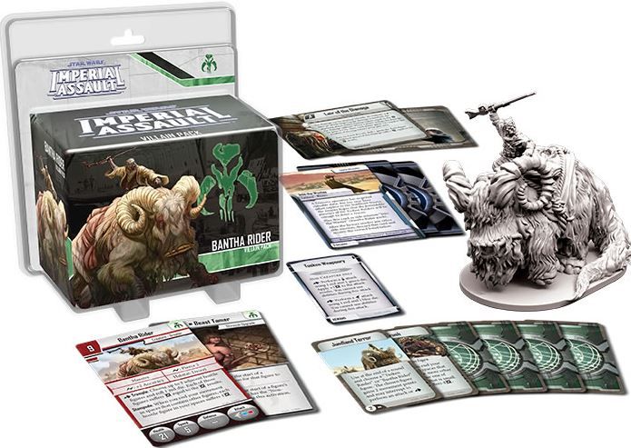 Star Wars Imperial Assault: Bantha Rider Villain Pack