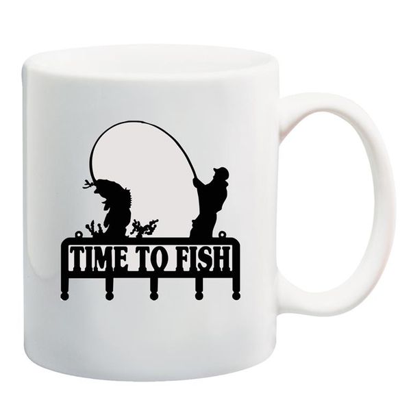 Time To Fish White Mug