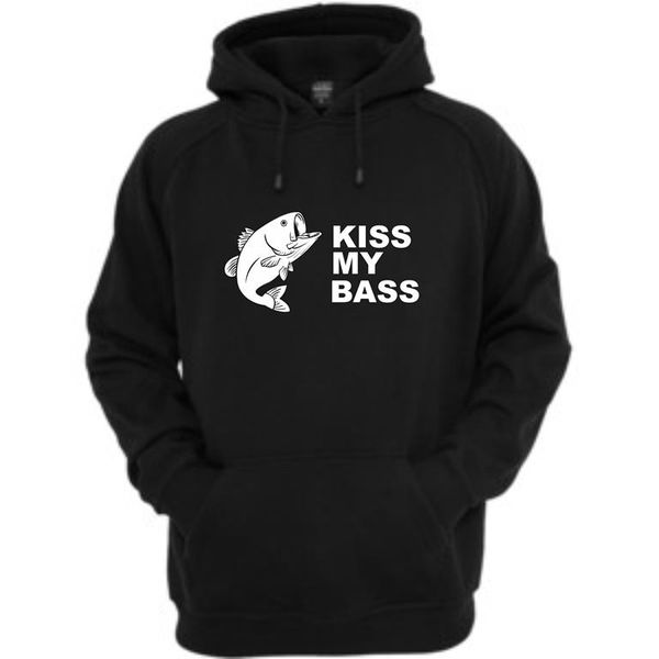 Kiss My Bass - Black Hoodie