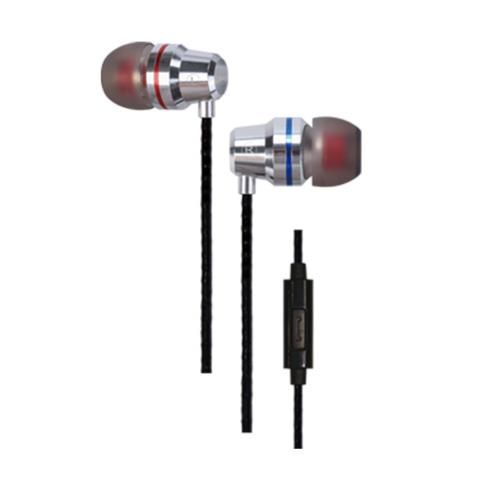 Smartphone Earphones With In-Line Remote And Mic - A500 - Silver