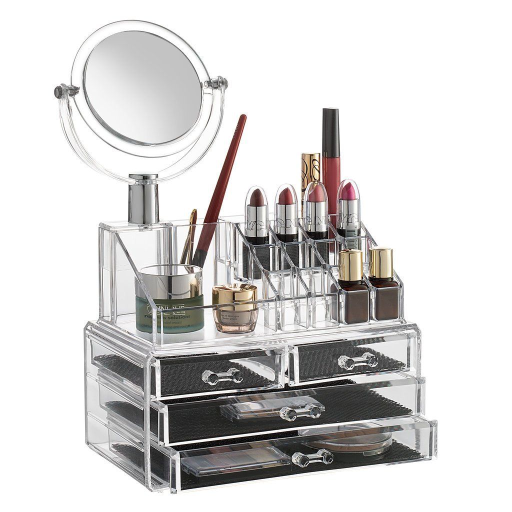 Cosmetic Organiser 4draw With Mirror Buy Online in South Africa