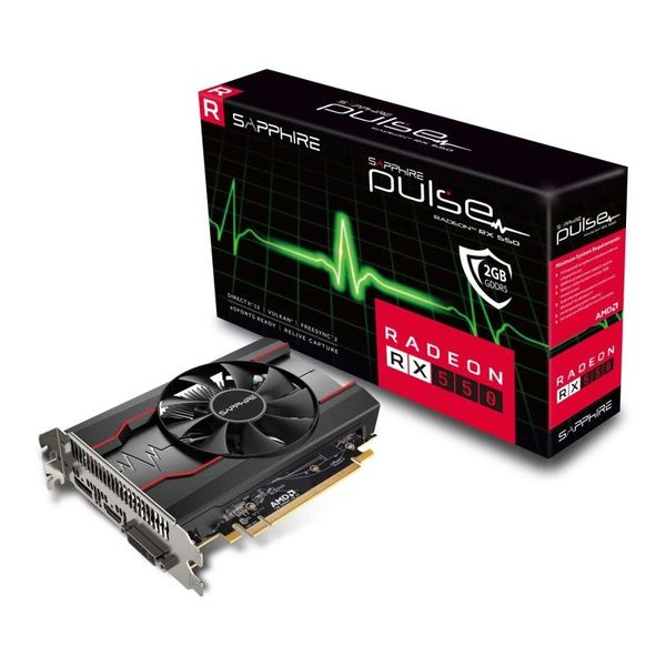 Sapphire Radeon RX 550 Pulse Graphics Card - 2GB
