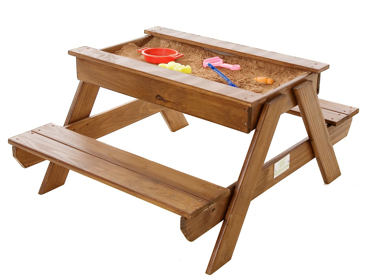 Just for Kids Kiddies 4 Seater Picnic Table with Builtin Sand Tray