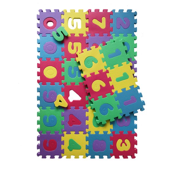 Educational Eva Mat Mini Cartoon Puzzle
