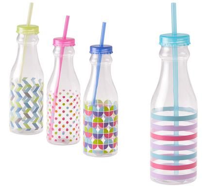 Bulk Pack 5 x Water Bottle with Straw - 650ml