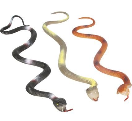 Bulk Pack 5 x PVC Snake - Assorted