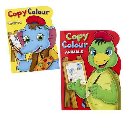 Bulk Pack 5 x Copy &amp; Colour Book - Assorted Titles