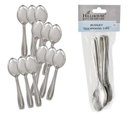 Bulk Pack 5 x Budget Teaspoons - Pack of 12