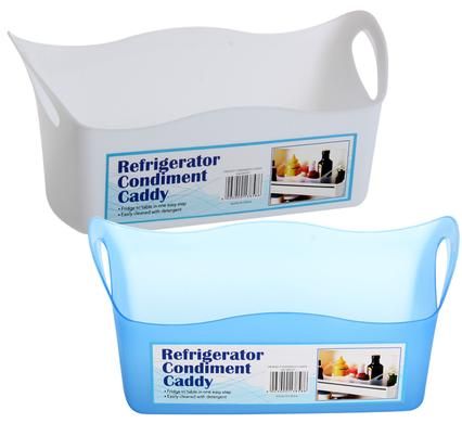 Bulk Pack 5 x Plastic Fridge Condiment Caddy