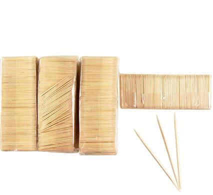 Wooden Toothpicks - 1000 Piece Bag - 4 Pack