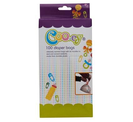 Bulk Pack 5 x Cooey Diaper Disposal Bags - Pack of 100