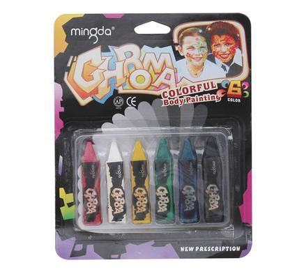 Bulk Pack 4 x Dress Up Face Paint Set Crayon Style